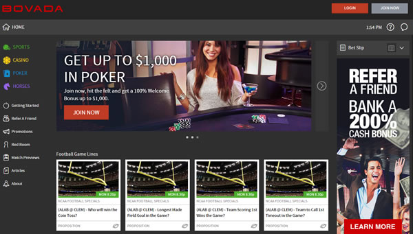 Bovada Online Sportsbook